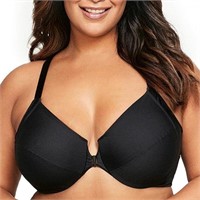 Glamorise Womens Front-Closure Wonderwire #1247 Fu