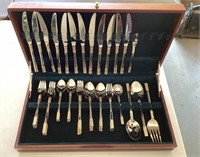 Wallace stainless flatware set