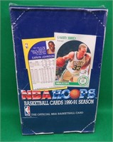 Sealed 1990-91 NBA Hoops 36 Pack Wax Box Basketbal