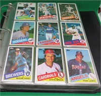 1985 Topps Baseball Set 640/792 Missing 1-140 +