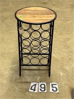 Round Wine Rack (holds 15) 17”X29”