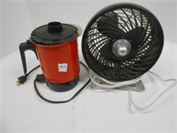 Coffee Pot/Electric & Fan