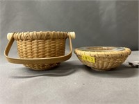 (2) Nantucket Miniature Baskets