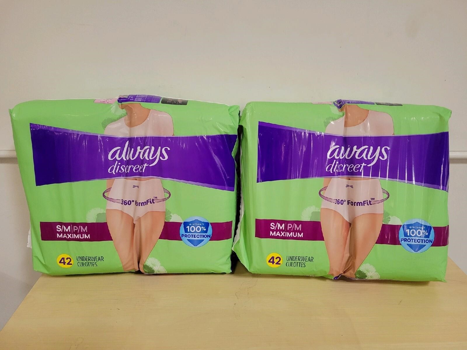 Always Discreet Underwear 42 Pack S/M