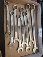 8 Craftsman Metric Combo Wrenches, 19mm - 25mm &