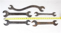 Lot of (5) Large Vintage Wrenches