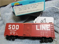 HO READY TO GO - SOO LINE REPAINTED 40-FT BOXCAR