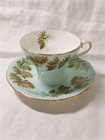 Aynsley Tea Cup and Saucer - Ring True