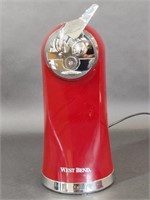 West Bend Red Electric Can Opener