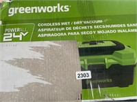 GREENWORKS CORDLESS WET DRY VAC
