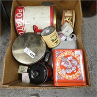 Assorted Advertising Collector Tins