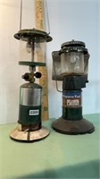 A lot of two propane, fueled Coleman lanterns