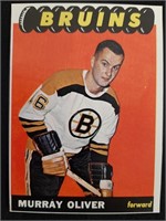 1965-66 Topps NHL Murray Oliver Card