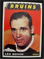 1965-66 Topps NHL Leo Boivin Card