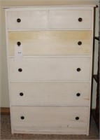2 DRESSERS: 5 DRAWER & 2 DRAWER WITH MIRROR