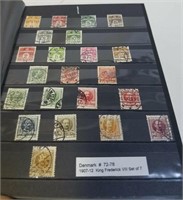 STAMP BOOK WITH 637 FRENCH STAMPS