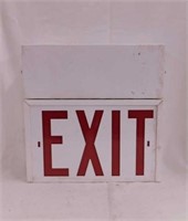 Surelite metal EXIT sign, 12" x 12"