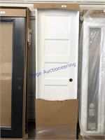 WHITE PRE-HUNG INTERIOR DOOR, 25"W X 83"T