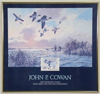 LOT OF TWO JOHN P. COWAN STAMP POSTERS