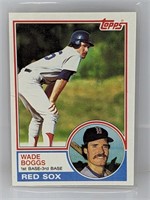 1983 Topps Wade Boggs 498 Rookie