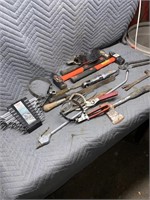 Wrenches, , files, hammers, air ratchet etc....