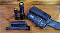 Bushnell 16×52 Day/Night Monocular & Flashlights