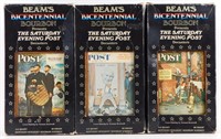 * (3) 1976 Jim Beam Bicentennial Decanters -