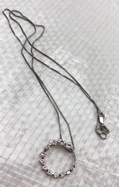 3,1g 925 Silver necklace and pendant