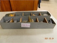 Plumbint supplys in metal organizers