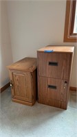 Side cabinet & file cabinet with key 
28.25” H x