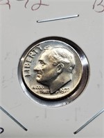 BU 1972 Roosevelt Dime