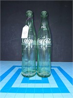 Vintage Green Coke bottles