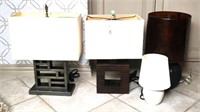Table Lamps Lot of 4