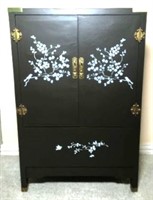 Painted Asian Cabinet