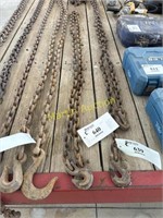 10 Ft Chain (2 Hooks) RWB