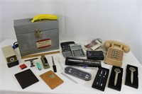 Assortment of Vintage Office Supplies