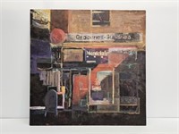 ALLEN NIILO OIL ON BOARD "EDGE OF NIGHT" 1991