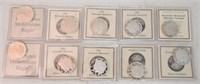 Lot of 10 1/2oz .999 silver coins