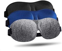 Sleep Mask for Side Sleeper, 100% Blackout 3D Eye