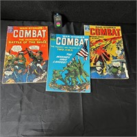 Combat Dell Comic Lot w/ Iwo Jima Cover