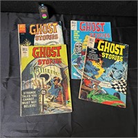 Ghost Stories Dell Comic Lot w/ Skull Covers