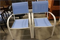 PAIR OF PATIO CHAIRS