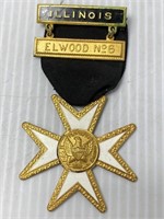 Illinois Elwood no. 6 pin