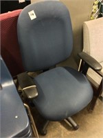 Office Chair, (5) Stationary Chairs