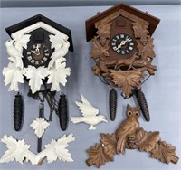 German Cuckoo Clocks Lot Collection
