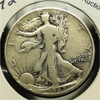 1942 Walking Liberty 50c