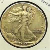 1943 Walking Liberty 50c