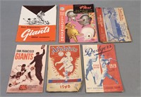 1940's - 1960's Sports Programs Incl 1949 Dodgers