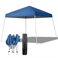 E9639  Zimtown 10'x10' Pop Up Gazebo, Blue