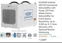 B3836 ALORAIR Sentinel HDi120 Dehumidifier